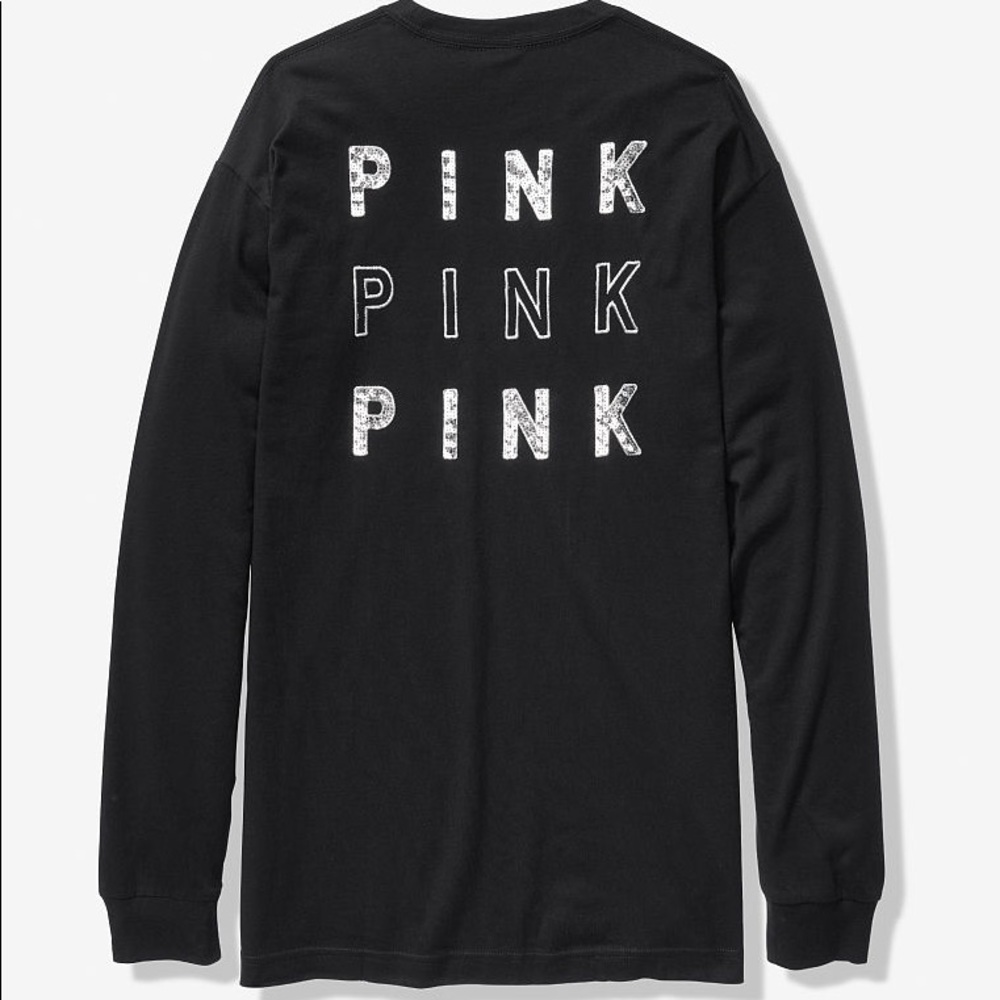Victoria’s Secret Pink Bling Campus Long Sleeve